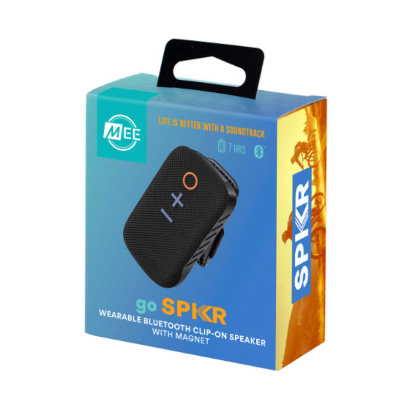 MEEAUDIO　Bluetoothクリップオンスピーカー ブラック　SPKR-GO-BK goSPKR