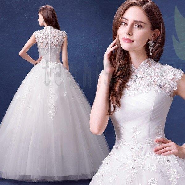 ウエディングドレス 安い 二次会 ウェディングドレス 結婚式 エンパイア 花嫁 プリンセス 披露宴