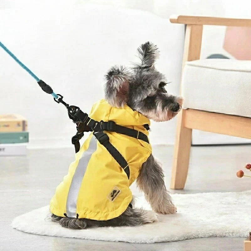犬の服レインコートペット用品ポンチョ犬小型犬中型犬防水犬服レインギア軽量ファッション帽子でかわいい反射テープ 犬の服レインコートペット用品ポンチョ犬小型犬中型犬防水犬服レインギア軽量ファッション帽子でかわいい反射テープ