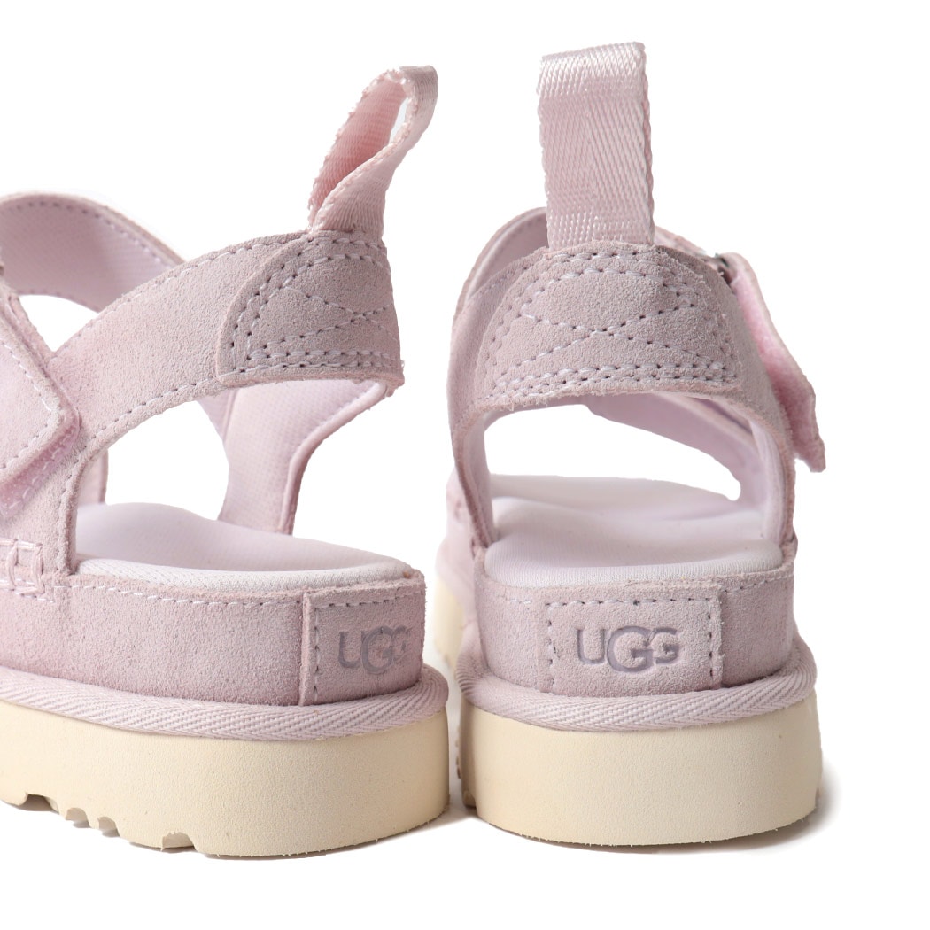 UGG アグ ウィメンズ ゴールデンスター サンダル W GOLDENSTAR BAY FOG ( スライド レディース スエード ピンク pink 厚底 ストラップ 1136783 ) UGG アグ ウィメンズ ゴールデンスター サンダル W GOLDENSTAR BAY FOG ( スライド レディース スエード ピンク pink 厚底 ストラップ 1136783 )