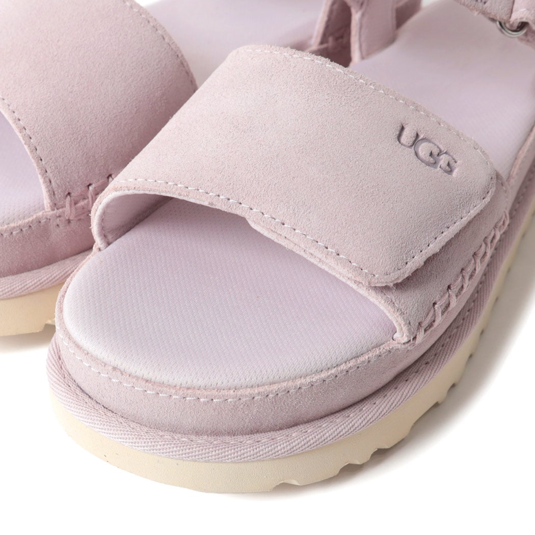 UGG アグ ウィメンズ ゴールデンスター サンダル W GOLDENSTAR BAY FOG ( スライド レディース スエード ピンク pink 厚底 ストラップ 1136783 ) UGG アグ ウィメンズ ゴールデンスター サンダル W GOLDENSTAR BAY FOG ( スライド レディース スエード ピンク pink 厚底 ストラップ 1136783 )