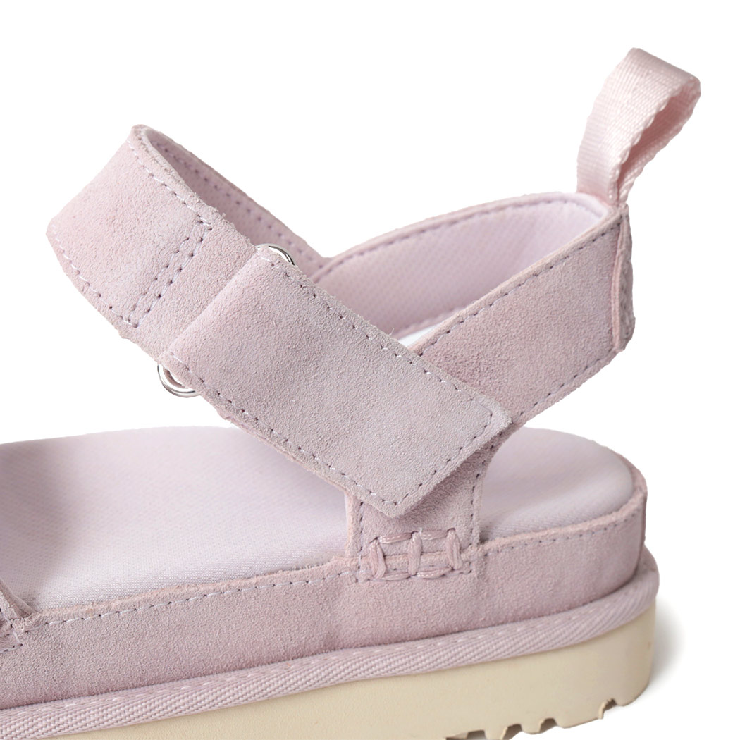 UGG アグ ウィメンズ ゴールデンスター サンダル W GOLDENSTAR BAY FOG ( スライド レディース スエード ピンク pink 厚底 ストラップ 1136783 ) UGG アグ ウィメンズ ゴールデンスター サンダル W GOLDENSTAR BAY FOG ( スライド レディース スエード ピンク pink 厚底 ストラップ 1136783 )