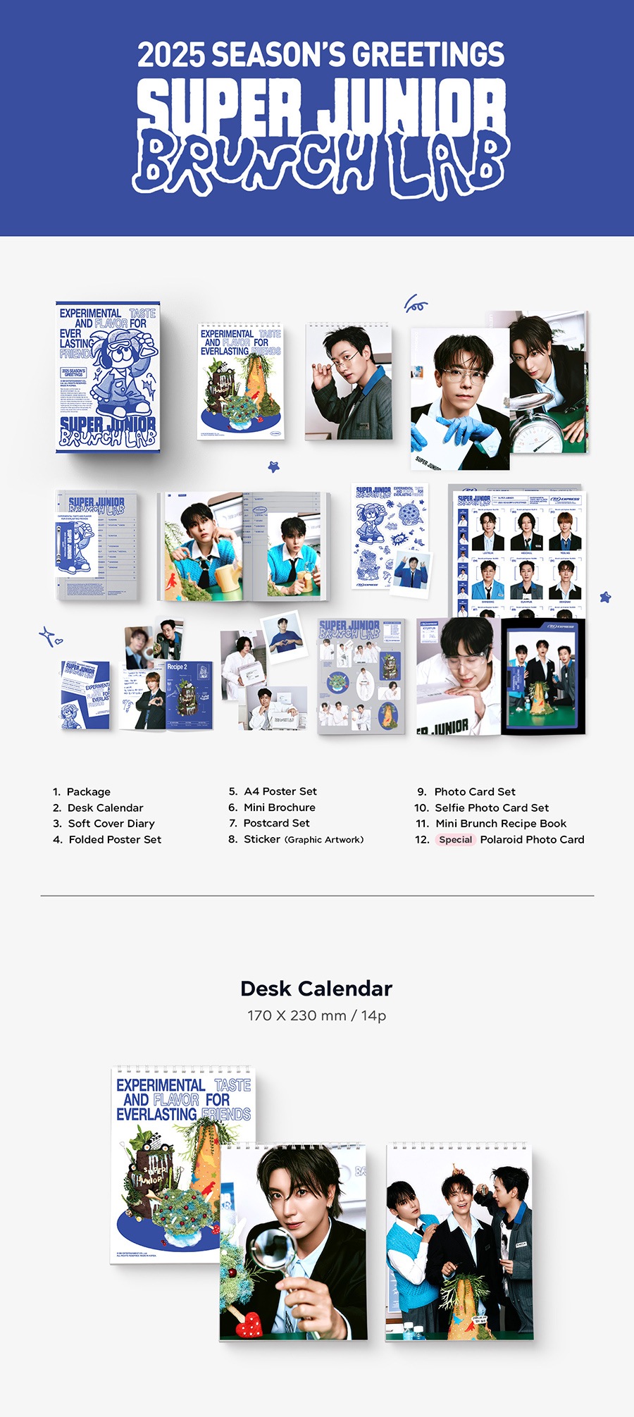 (+SHOP特典/正式) SUPER JUNIOR - 2025 SEASONS GREETINGS
