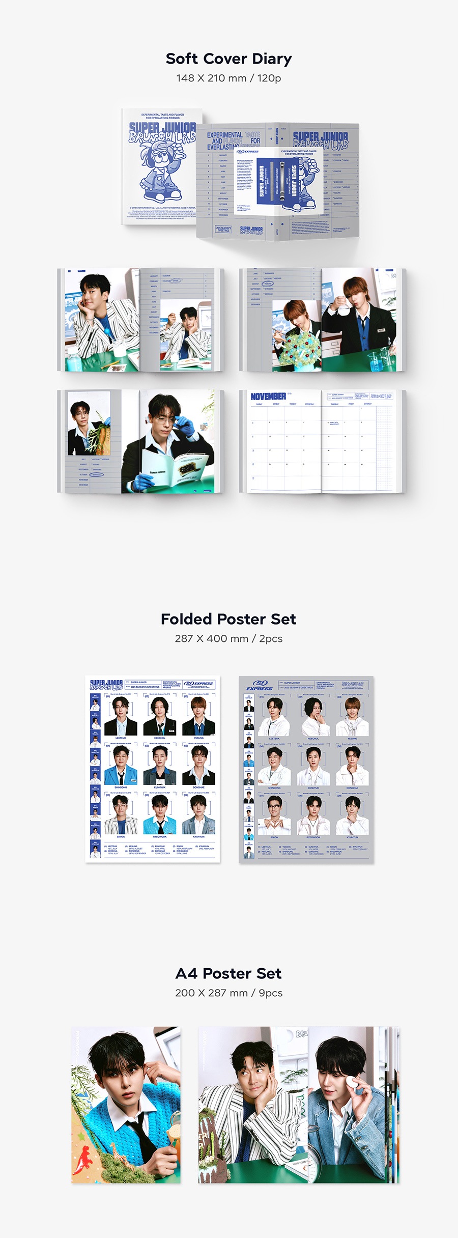 (+SHOP特典/正式) SUPER JUNIOR - 2025 SEASONS GREETINGS