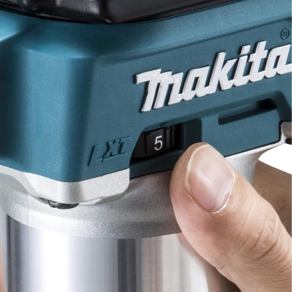 マキタ Makita 充電式 トリマ RT51DRG バッテリ・充電器・ケース付　プランジベース仕様 コードレス トリマー 電動工具