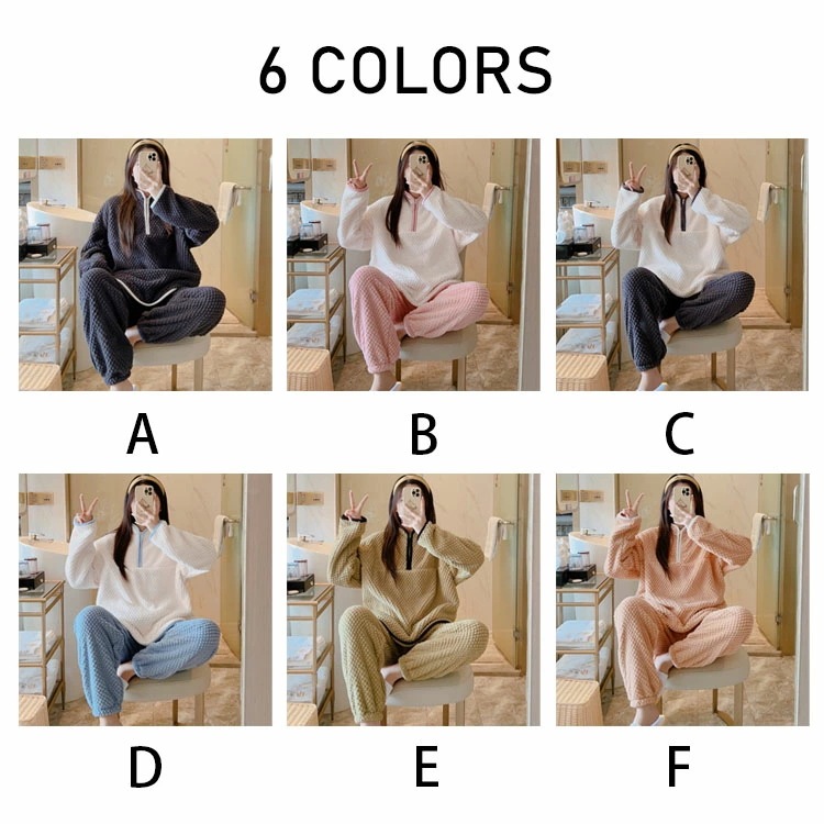 パジャマ もこもこ ルームウェア あたたかい かわいい 長袖 レディース 長ズボン 冬 上下セット 防寒 寝巻き ナイトウェア 部屋着 パーカー ナイトウエア 可愛い 暖かい あったか ふわもこ 高品