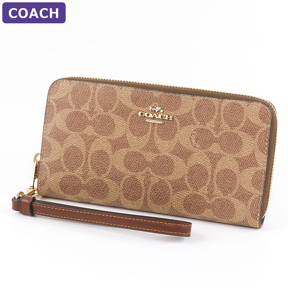 財布 長財布 CW778 ストラップ付 シグネチャー アウトレット レディース 新作