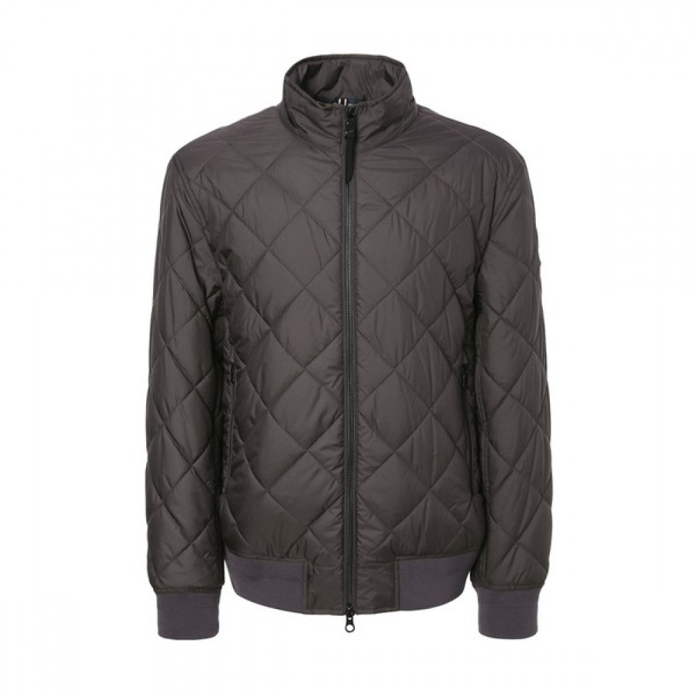 [ヘッジス] 25SS チャコールダイヤモンドキルトブルゾン HZJU5A101CG