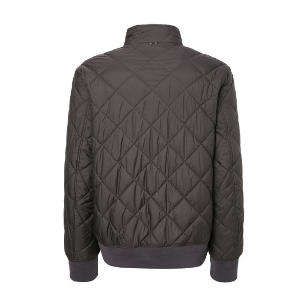[ヘッジス] 25SS チャコールダイヤモンドキルトブルゾン HZJU5A101CG