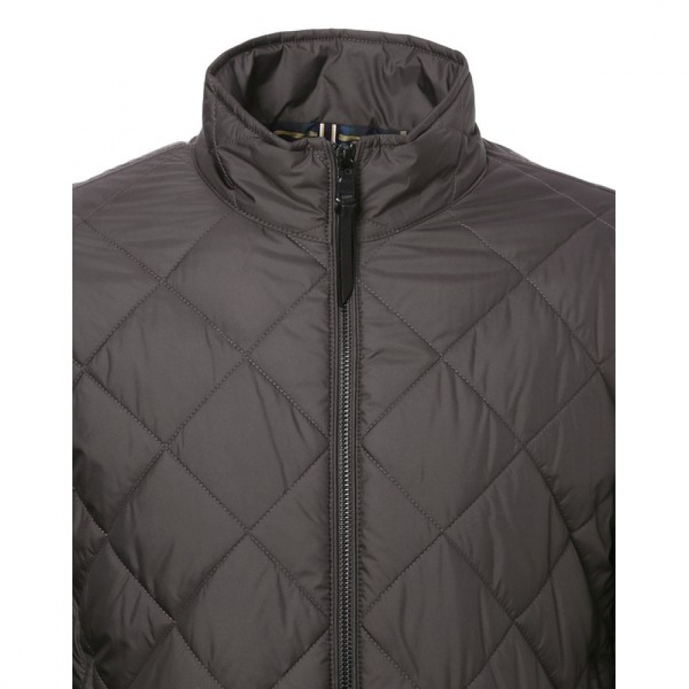 [ヘッジス] 25SS チャコールダイヤモンドキルトブルゾン HZJU5A101CG