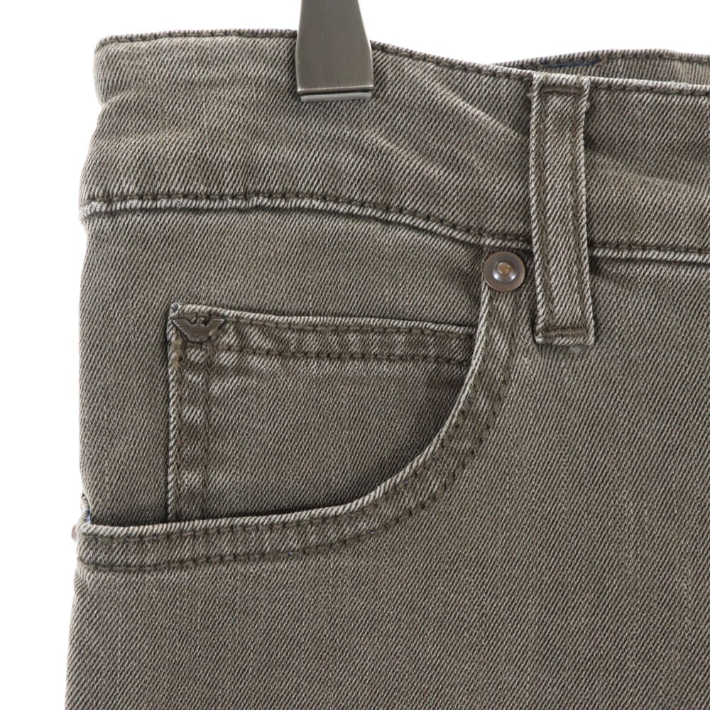 スキニーデニムパンツ W28 グレー系 ストレッチ レディース