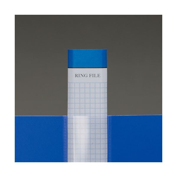 (まとめ) TANOSEE Oリングファイル A4タテ 2穴 170枚収容 背幅35mm オレンジ 1冊 (×30セット)