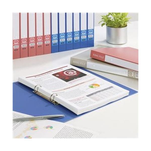 （まとめ） TANOSEE Dリングファイル（再生PP表紙） A4タテ 2穴 300枚収容 背幅43mm グレー 1セット（10冊） 〔×2セット〕 まとめ）TANOSEE リングファイル（再生PP表紙）A4タテ 2穴 200枚収容 背幅