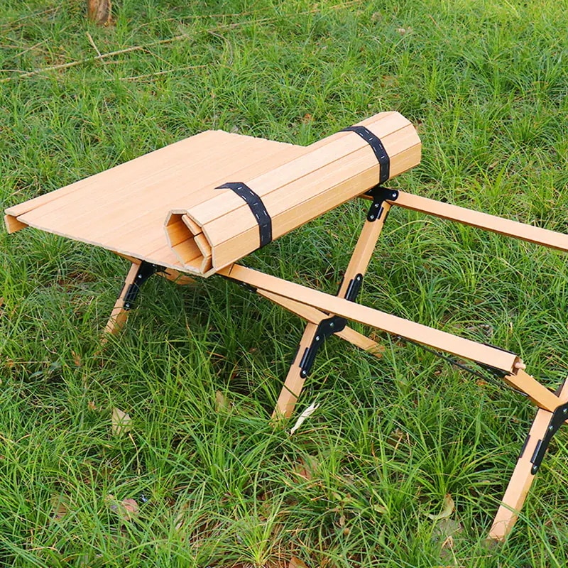 毎日厳選 ウッドロールトップテーブル 60~120cm アウトドアテーブル キャンプテーブル 木製 ウッドテーブル アウトドア テーブル 折りたたみ レジャーテーブル バーベキュー おしゃれ キャンプ