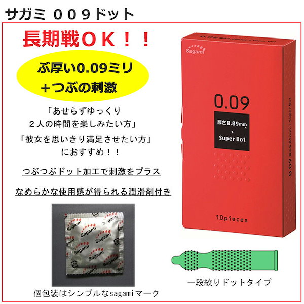 Qoo10] コンドーム サガミ009ドット（10コ入