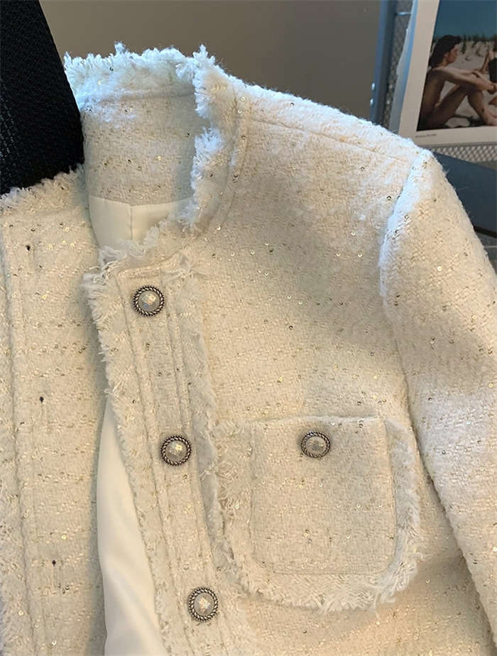 ツイードジャケット ジャケット レディース 春 秋 フォーマル ショート丈 カジュアル ノーカラー アウター ママスーツ ツイード スパンコール 高級 上品 春秋 お宮参り 入学式 入園式 卒業式 卒 ツイードジャケット ジャケット レディース 春 秋 フォーマル ショート丈 カジュアル ノーカラー アウター ママスーツ ツイード スパンコール 高級 上品 春秋 お宮参り 入学式 入園式 卒業式 卒