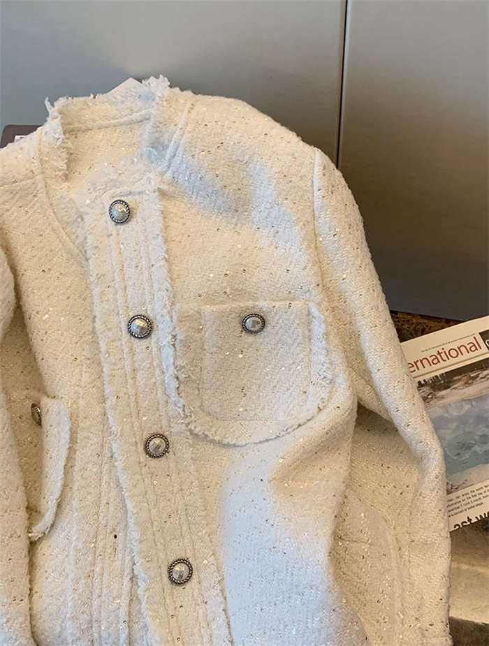 ツイードジャケット ジャケット レディース 春 秋 フォーマル ショート丈 カジュアル ノーカラー アウター ママスーツ ツイード スパンコール 高級 上品 春秋 お宮参り 入学式 入園式 卒業式 卒 ツイードジャケット ジャケット レディース 春 秋 フォーマル ショート丈 カジュアル ノーカラー アウター ママスーツ ツイード スパンコール 高級 上品 春秋 お宮参り 入学式 入園式 卒業式 卒