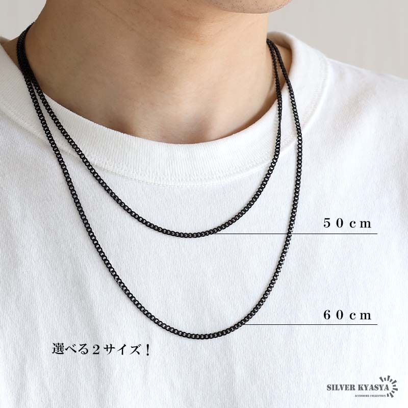 ステンレス ごつめクロスのネックレス [n1086]