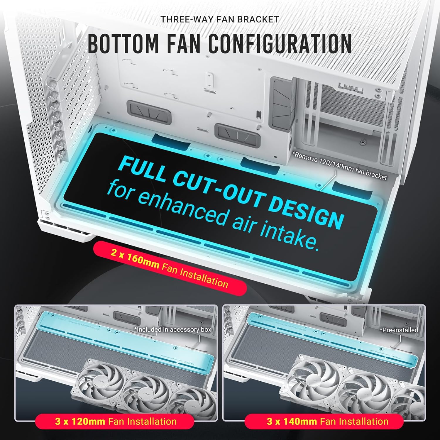 Constellation C8 ホワイト E-ATX フルタワーケースピラーレスフロントおよびリアガラスパネル搭載 Constellation C8 ホワイト E-ATX フルタワーケースピラーレスフロントおよびリアガラスパネル搭載