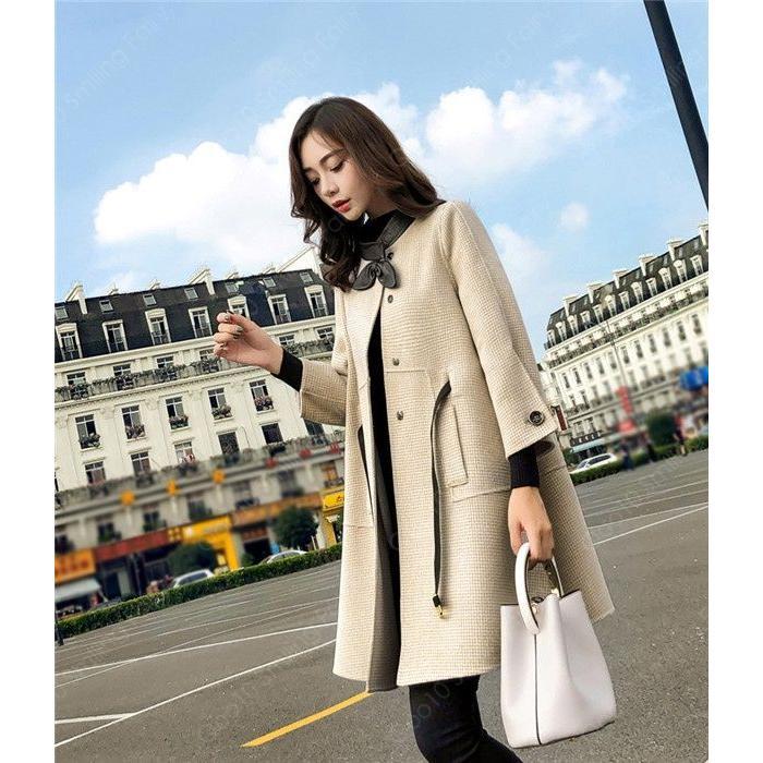 ケープコート 厚手 秋冬 暖い アウター ポンチョ 女性 マントコート チェスター ミディアム丈 冬 おしゃれ ポンチョコート ケープ風 シンプル ロング 大きいサ-80