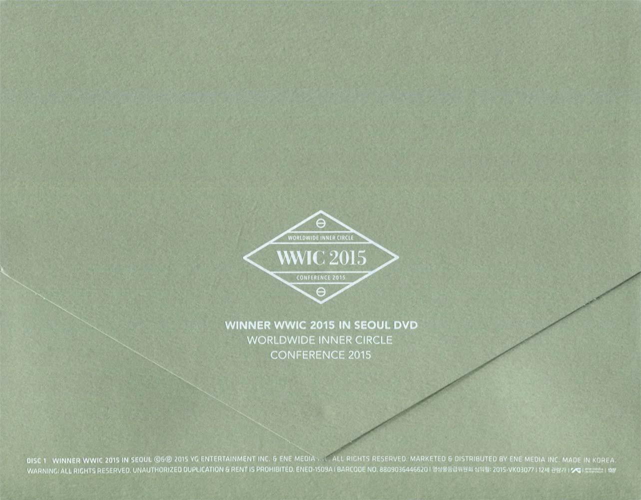 [未開封新品] ウィナー(Winner) - WWIC 2015 in Seoul(DVD+フォトブック限定版)