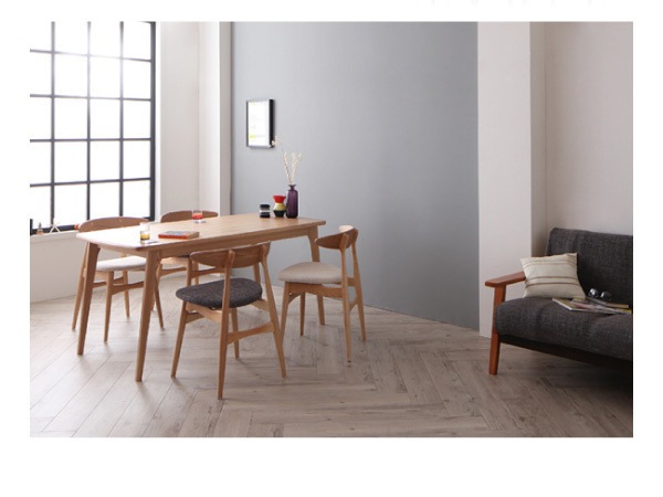 北欧デザイナーズダイニングセット[Cornell]コーネル[チェアA（CH33/1脚）単品] チャコールグレイ