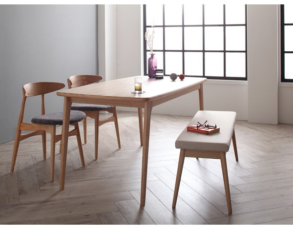 北欧デザイナーズダイニングセット[Cornell]コーネル[チェアA（CH33/1脚）単品] チャコールグレイ