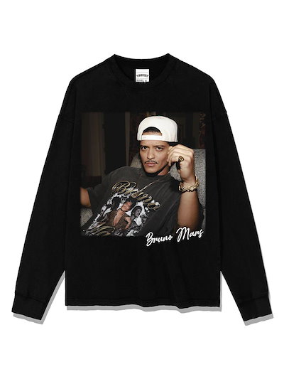 BRUNO MARS ブルーノ・マーズ Tシャツ黒【フォト】2018 Qoo10] ブルーノマーズ Bruno Mars プ : レディース服