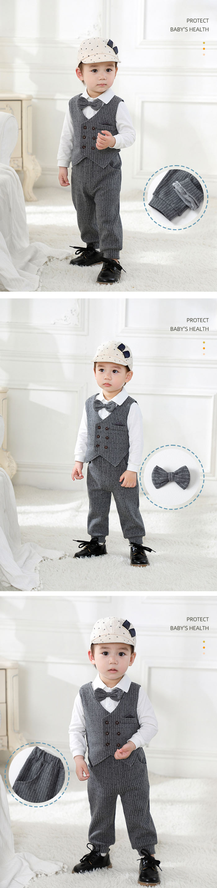 男の子 スーツ 入学式 卒園式 スーツ フォーマル スーツ 4点セット キッズ 子供 スーツ 男の子 キッズスーツ 結婚式 発表会 子供 フォーマルスーツ 長袖 七五三 子供服 ピアノ 発表会 小学校