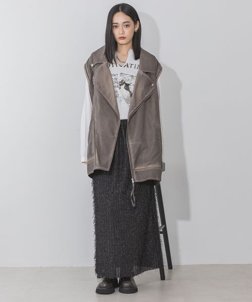 tシャツ Tシャツ カットオフヴィンテージプリントロンTEE/149950 レディース tシャツ Tシャツ カットオフヴィンテージプリントロンTEE/149950 レディース