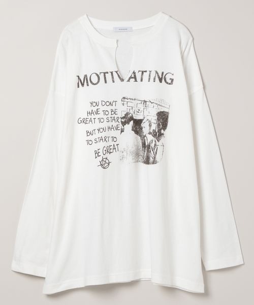 tシャツ Tシャツ カットオフヴィンテージプリントロンTEE/149950 レディース tシャツ Tシャツ カットオフヴィンテージプリントロンTEE/149950 レディース