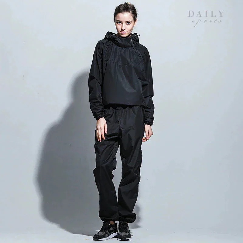 6倍発汗 サウナスーツ スポーツウェア レディース メンズ 2点セット 上下セット ダイエット トレーニングウェア 洗える ジムウェア セットアップ大きいサイズ 脂肪燃焼 デトックス