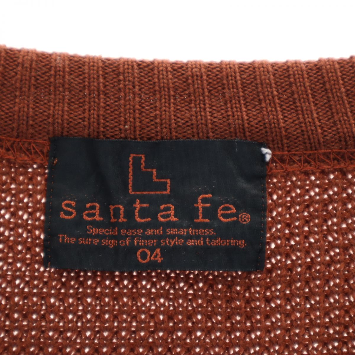 サンタフェ 長袖 ウール セーター 0 4 ブラウン系 santa fe ニット メンズ サンタフェ 長袖 ウール セーター 0 4 ブラウン系 santa fe ニット メンズ