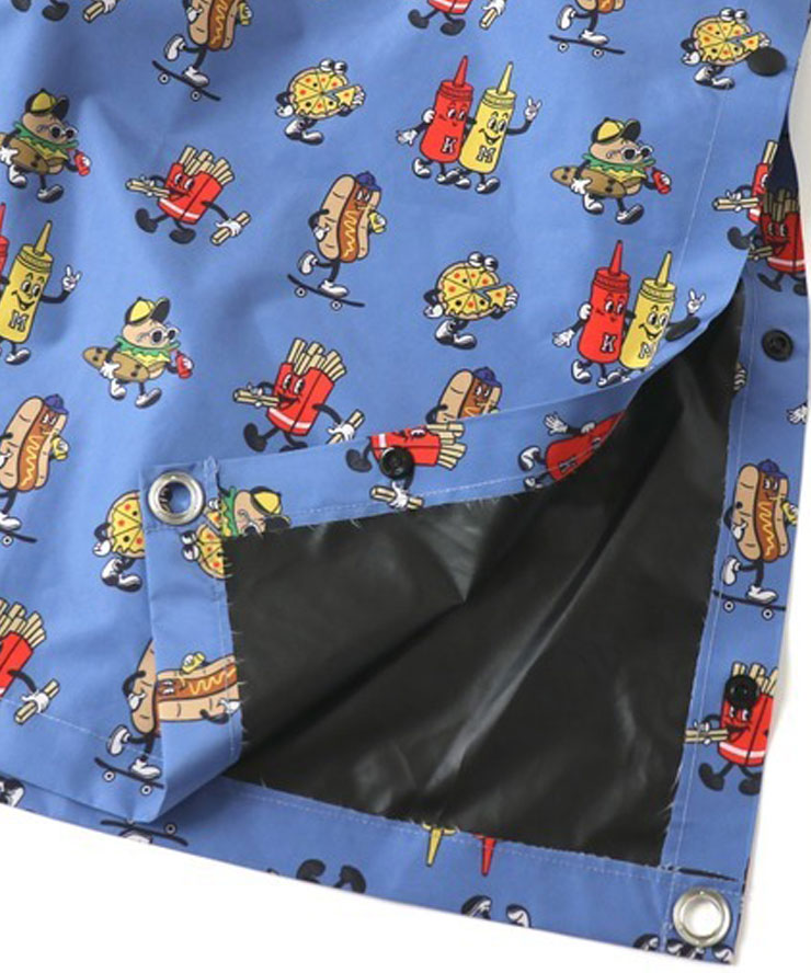 キッズ プルオーバーハッピーペイントポンチョ レインコート 男の子 女の子 100 110 120 130 140 G321787K 【セール品の為返品・交換不可商品】