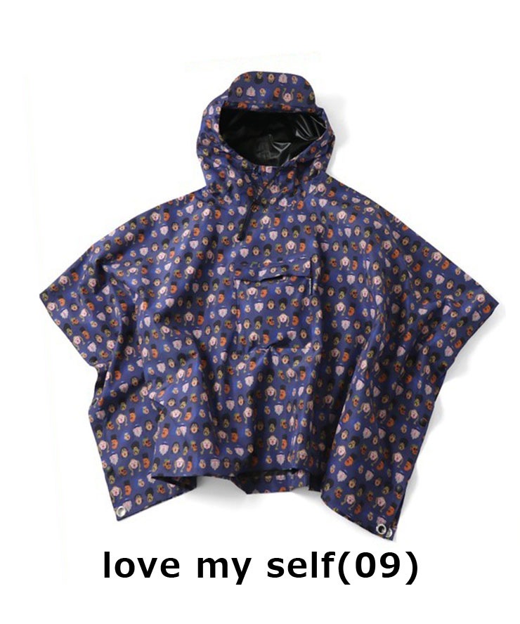 キッズ プルオーバーハッピーペイントポンチョ レインコート 男の子 女の子 100 110 120 130 140 G321787K 【セール品の為返品・交換不可商品】