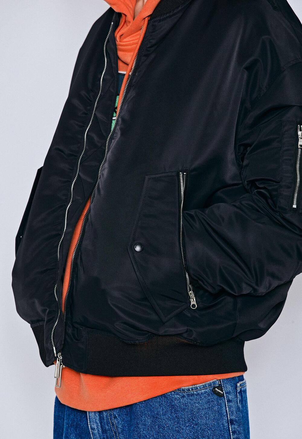 MUDSTONE GOOSE MA-1 JACKET J11 [M23J11] BLACK mdprevattcaulkingandwaterproofing.com