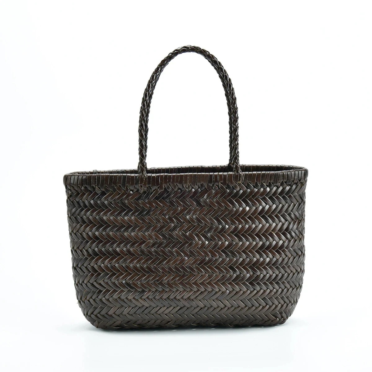 フレンチトランペット編みバッグ 本革 レディース レトロ トートバッグ フレンチトランペット編みバッグ 本革 レディース レトロ トートバッグ