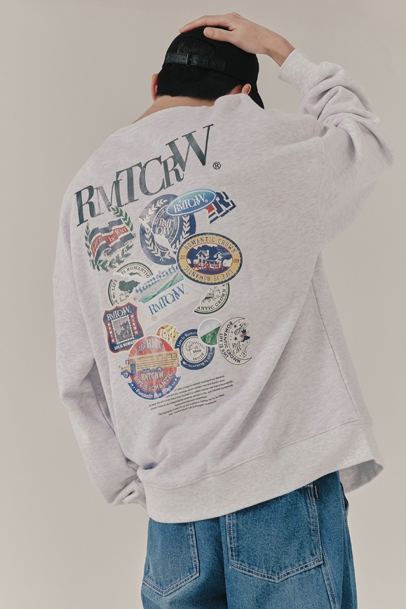 ★人気★【ROMANTIC CROWN】★RMTCRW LABEL SWEAT SHIR.T★ RMTCRW Romantic Crown Crewneck Sweatshirt Small | eBay