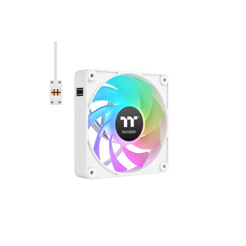 THERMALTAKE CT120 Reverse EX ARGB Sync PC Cooling Fan 3 Fan Pack -White- CL-F194-PL12SW-A THERMALTAKE CT120 Reverse EX ARGB Sync PC Cooling Fan 3 Fan Pack -White- CL-F194-PL12SW-A