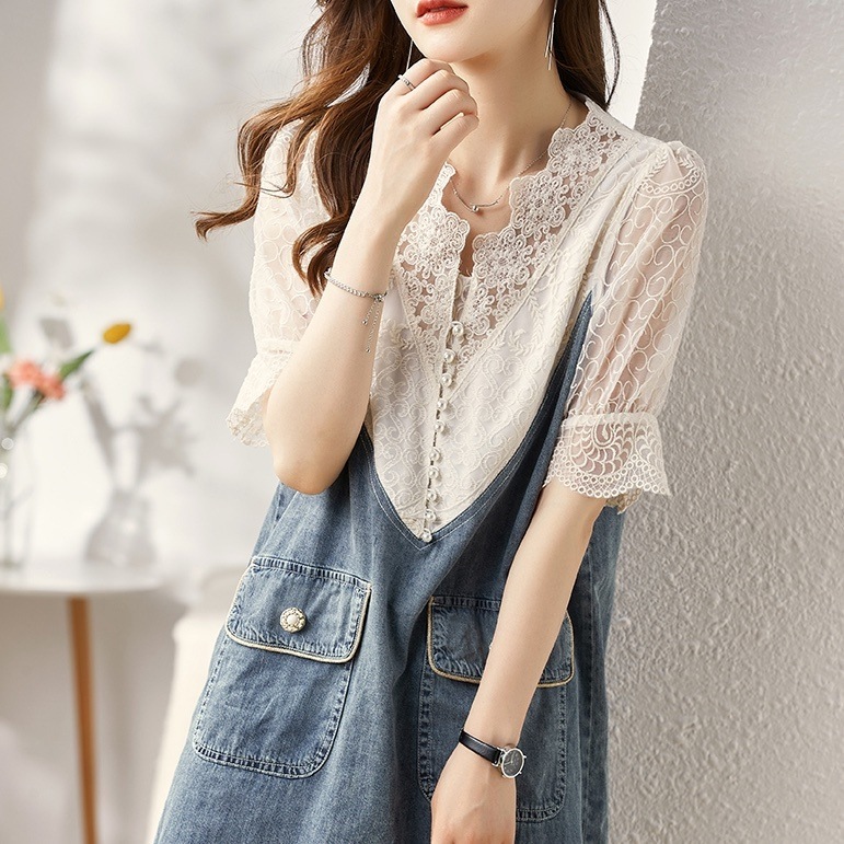 ワンピース デニムワンピース ミニ ミニ丈 ショート ショート丈 袖あり 5分袖 五分袖 Vネック レース 刺繍 フリル 切り替えデザイン ドッキング デニム ブルーデニム かわいい 大人可愛い ワンピース デニムワンピース ミニ ミニ丈 ショート ショート丈 袖あり 5分袖 五分袖 Vネック レース 刺繍 フリル 切り替えデザイン ドッキング デニム ブルーデニム かわいい 大人可愛い