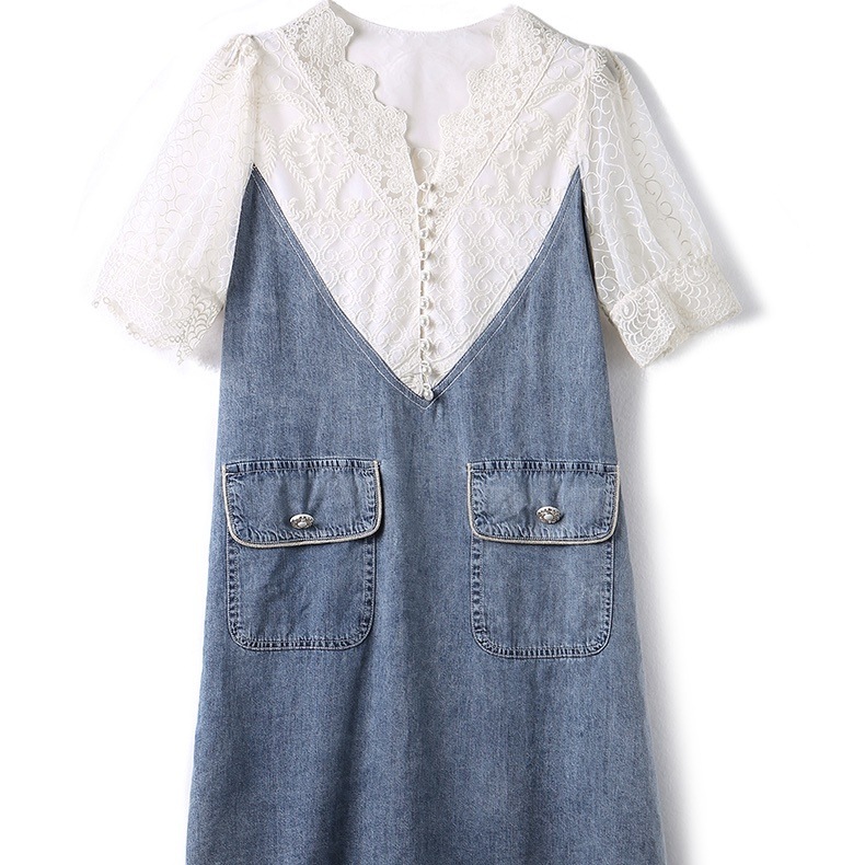 ワンピース デニムワンピース ミニ ミニ丈 ショート ショート丈 袖あり 5分袖 五分袖 Vネック レース 刺繍 フリル 切り替えデザイン ドッキング デニム ブルーデニム かわいい 大人可愛い ワンピース デニムワンピース ミニ ミニ丈 ショート ショート丈 袖あり 5分袖 五分袖 Vネック レース 刺繍 フリル 切り替えデザイン ドッキング デニム ブルーデニム かわいい 大人可愛い