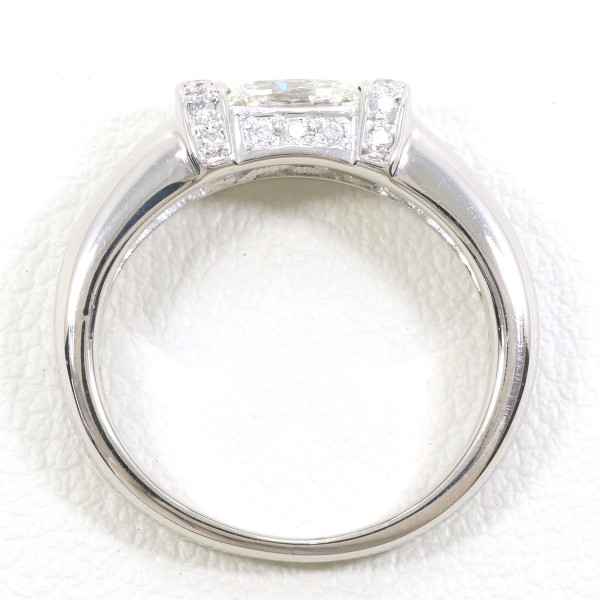 PT900 プラチナ リング 7号 ダイヤ 0.45 SI2 0.11 鑑定書 ジュエリー 中古 PT900 プラチナ リング 7号 ダイヤ 0.45 SI2 0.11 鑑定書 ジュエリー 中古