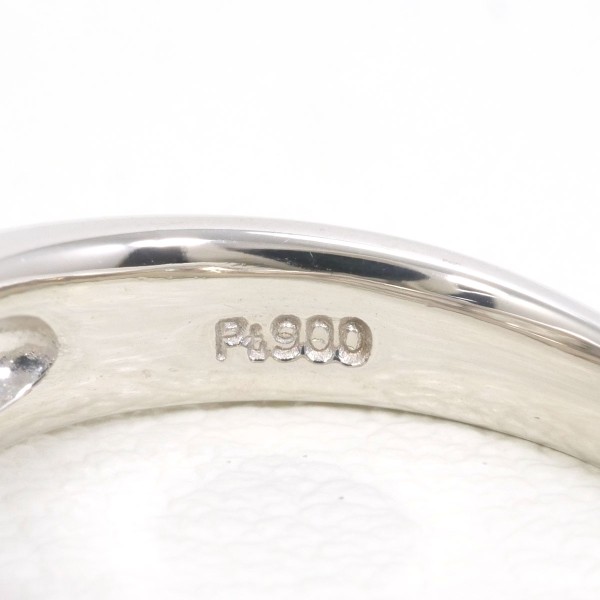 PT900 プラチナ リング 7号 ダイヤ 0.45 SI2 0.11 鑑定書 ジュエリー 中古 PT900 プラチナ リング 7号 ダイヤ 0.45 SI2 0.11 鑑定書 ジュエリー 中古