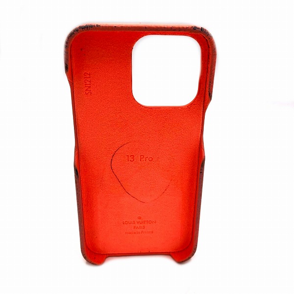 ルイヴィトン iPhoneバンパー13Pro M81344 スマホ ケース レディース【中古】