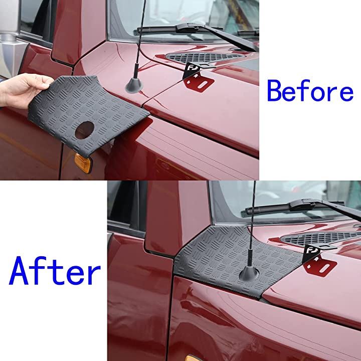 トヨタ FJクルーザー 2007-2021 車のボンネットの両側にある装飾パネル トヨタ FJクルーザー 2007-2021 車のボンネットの両側にある装飾パネル