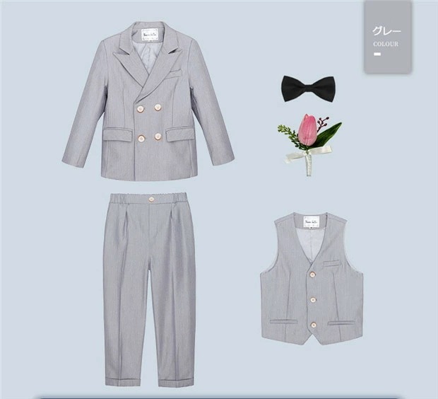 限定SALE!子供スーツ 卒業式 演奏会用 結婚式 フォーマル キッズスーツ ジュニア 七五三 ピアノ発表会 入学式 制服 入園式 5点セットベージュ グレー 男の子 130 140 150 160 限定SALE!子供スーツ 卒業式 演奏会用 結婚式 フォーマル キッズスーツ ジュニア 七五三 ピアノ発表会 入学式 制服 入園式 5点セットベージュ グレー 男の子 130 140 150 160