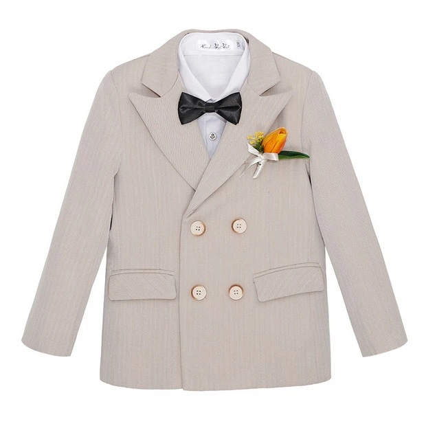 限定SALE!子供スーツ 卒業式 演奏会用 結婚式 フォーマル キッズスーツ ジュニア 七五三 ピアノ発表会 入学式 制服 入園式 5点セットベージュ グレー 男の子 130 140 150 160 限定SALE!子供スーツ 卒業式 演奏会用 結婚式 フォーマル キッズスーツ ジュニア 七五三 ピアノ発表会 入学式 制服 入園式 5点セットベージュ グレー 男の子 130 140 150 160