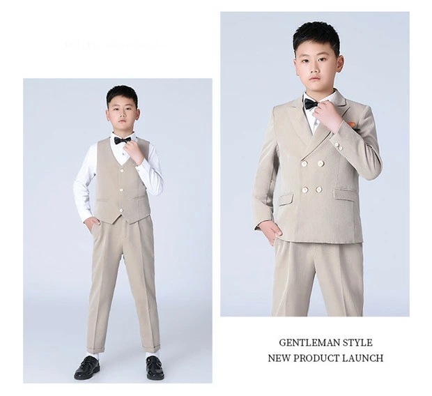 限定SALE!子供スーツ 卒業式 演奏会用 結婚式 フォーマル キッズスーツ ジュニア 七五三 ピアノ発表会 入学式 制服 入園式 5点セットベージュ グレー 男の子 130 140 150 160 限定SALE!子供スーツ 卒業式 演奏会用 結婚式 フォーマル キッズスーツ ジュニア 七五三 ピアノ発表会 入学式 制服 入園式 5点セットベージュ グレー 男の子 130 140 150 160