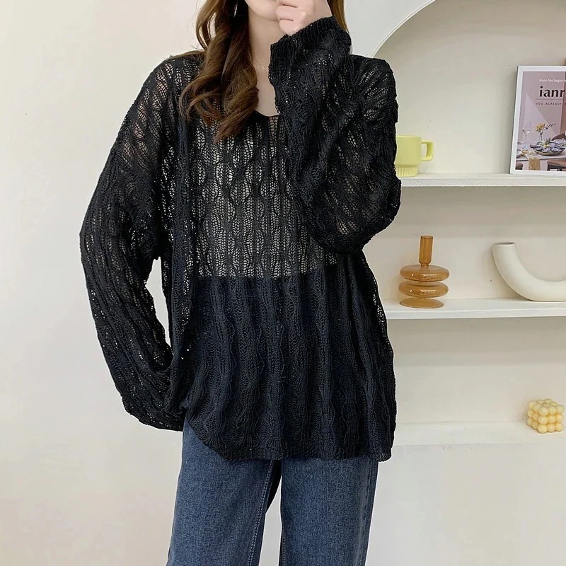 Tシャツカットソー2024 新作 韓国ファッション 薄手 透かし彫り ニット レディース Vネック トップス Tシャツカットソー Tシャツカットソー2024 新作 韓国ファッション 薄手 透かし彫り ニット レディース Vネック トップス Tシャツカットソー