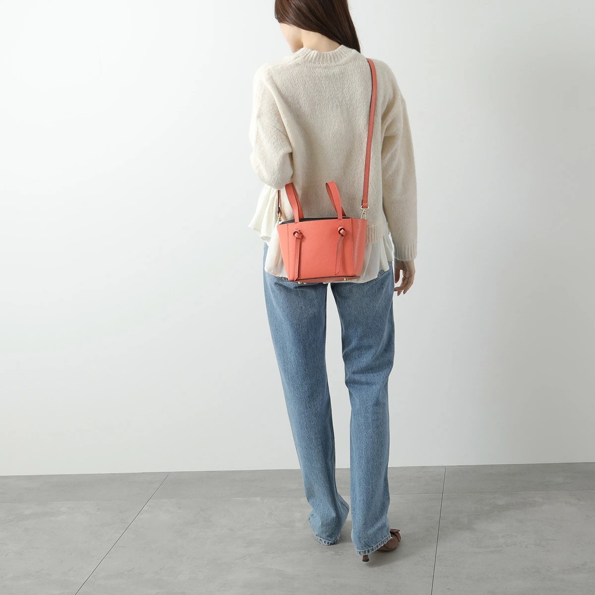 MARCO BIANCHINI マルコビアンキーニ ショルダーバッグ K00800 レディース レザー ハンドバッグ ポーチ付き 鞄 カラー4色